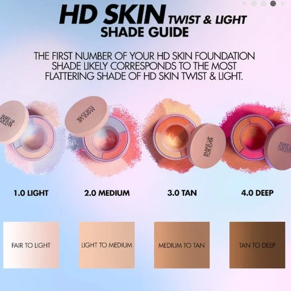 MAKE UP FOR EVER HD Skin Twist & Light Luminous Finishing Powder In 2 Medium - Picture 4 of 8